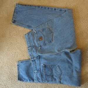 Carhartt Medium Wash Denim Relaxed Fit Men's Jeans Size 40x 32